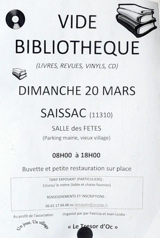 Vide bibliotheque